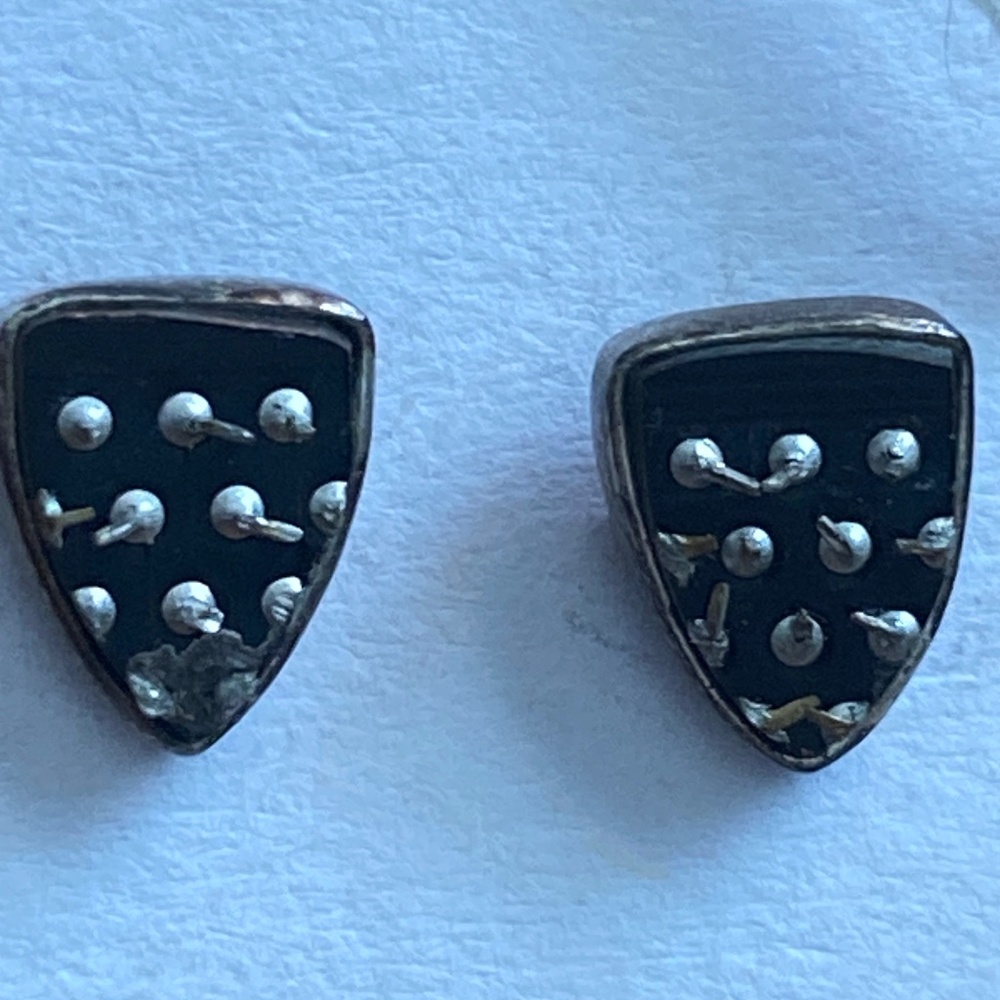 Steampunk repurposed Circuit Board 925 sterling Silver handmade earrings
